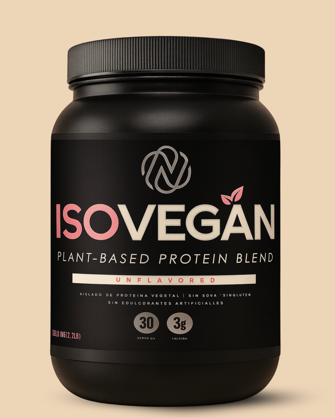 Proteína Whey Isovegan Sin Sabor