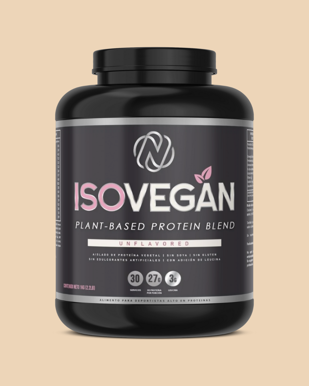 Proteína Whey Isovegan Sin Sabor
